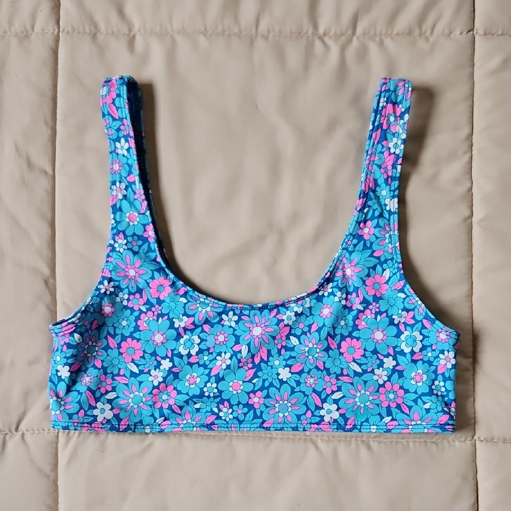Frankie's Bikinis Floral Bikini Top